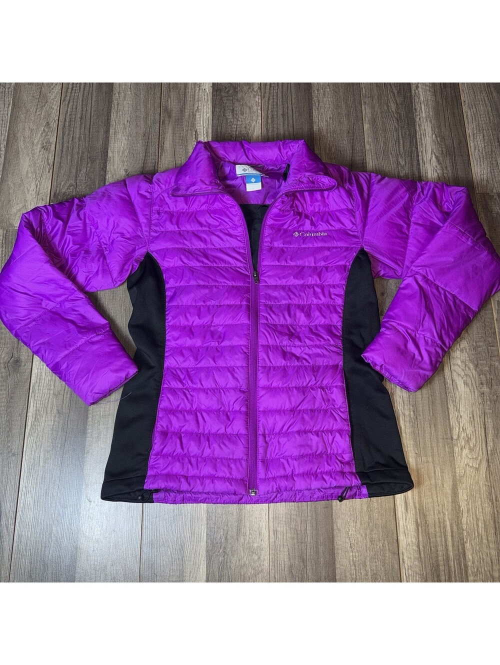 Columbia Women's Purple Full Zip Puffer Jacket Lightweight Size S